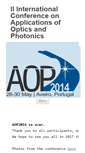 Mobile Screenshot of aop2014.org
